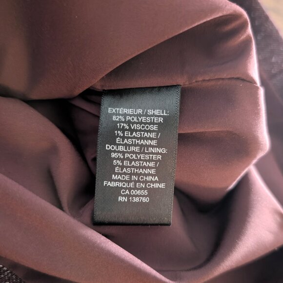 RW&CO pencil skirt heathered maroon size 0 - Picture 8 of 16